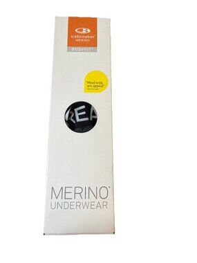 Icebreaker Mens Medium  Jet Heather Anatomica Merino Wool Blend Underwear New